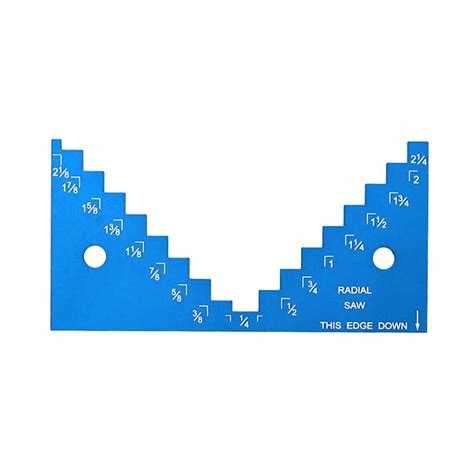 uter Depth Gauge Ruler Portable Table Saw Aluminum Alloy Measuring Tool ...