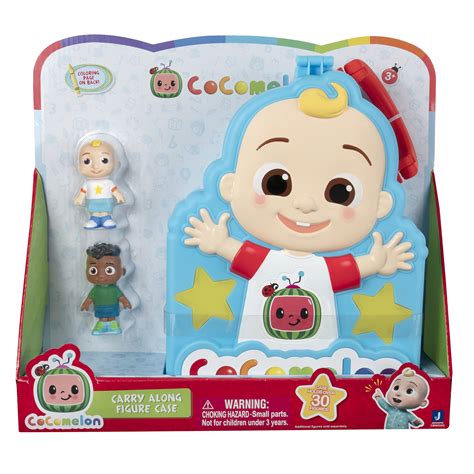Buy CoComelon Carry Along Figure Case - Includes 2 Articulated Figures ...