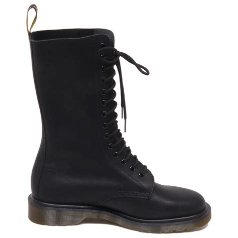 F2278 (NO BOX) anfibio uomo black DR. MARTENS vintage effect boot shoe man