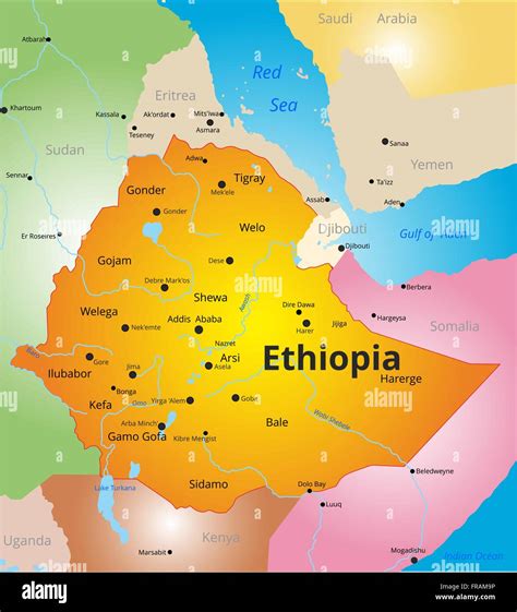 Ethiopian Map Shapefile