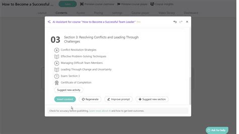 Image result for Course Creation Guide Ai