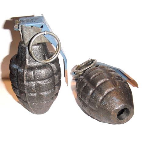 Inert Dummy Pineapple Hand Grenade MKII, WW2