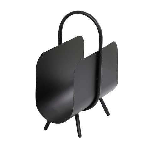 The Novogratz Black Metal Magazine Holder 820946 at Lowes.com