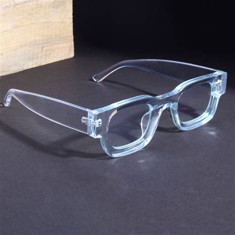Vintage V1 Clear Square Frames – Order Now at GoGlassic – Go Glassic