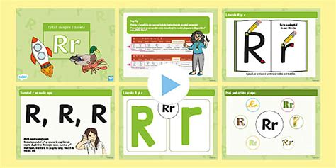 Totul despre litera R – Prezentare PowerPoint