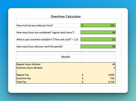Overtime Calculator