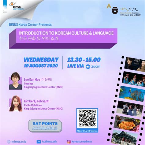Introduction to Korean Culture and Language | BINUS UNIVERSITY
