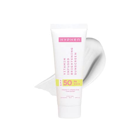 Hyphen Vitamin Infused Brightening Sunscreen With SPF 50 PA++++ | 12hr