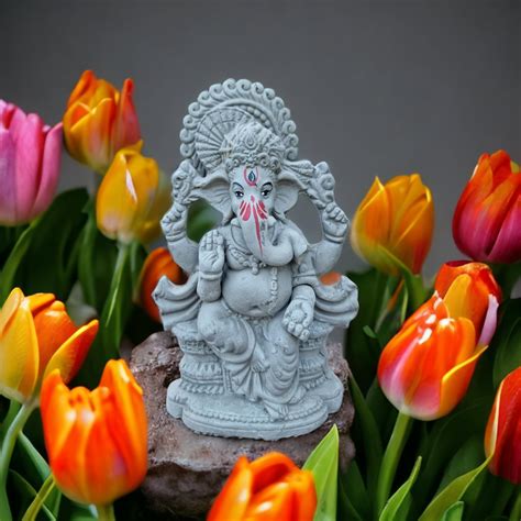 Buy KSI Clay Eco Friendly Ganesha Idol, Ganpati Murti For Home Visarjan ...