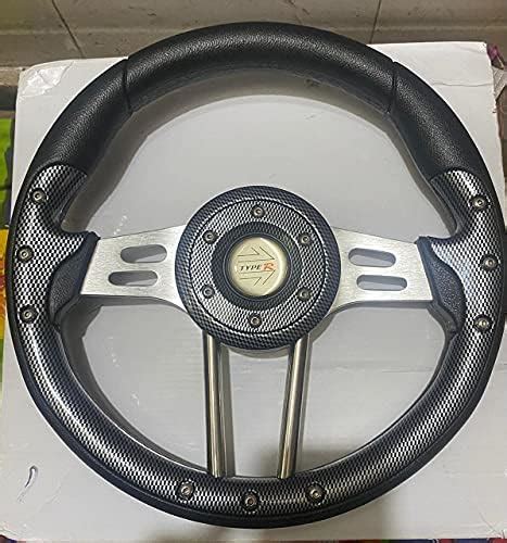 CARBON (TYPE-R STEERING) 1PC, 13 inch TRACTOR STYLE Universal Steering ...