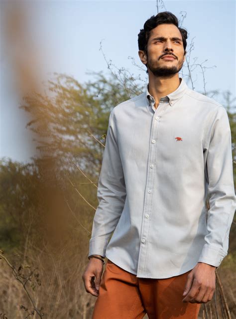 Buy Arctic Leisure | Casual Grey Cotton Shirt for Men Online | Andamen ...