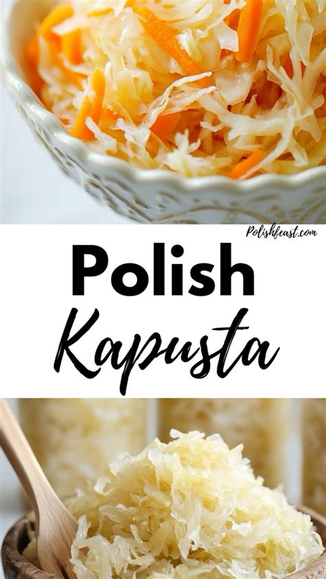 Homemade Polish Sauerkraut (Kapusta Kiszona) - Polish Feast | Recipe ...