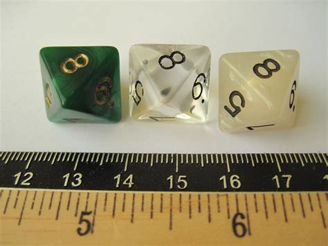 Justin Michell's (D8) EIGHT SIDED DICE