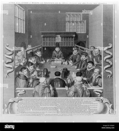 A View of the Court of Wards and Liveries from NPG Stock Photo - Alamy