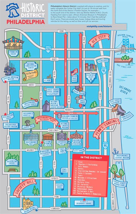 Printable Maps Of Philadelphia Center City