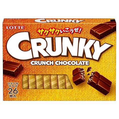 Lotte Crunky Excellent | 26 Bite Sized Pieces in Each Box | Made in Ja ...