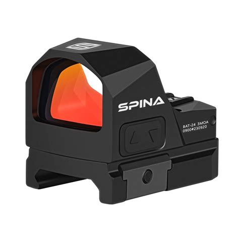 Buy SPINA OPTICS Bat-24 Red Dot , Reflex Compatible with RMR Footprint ...