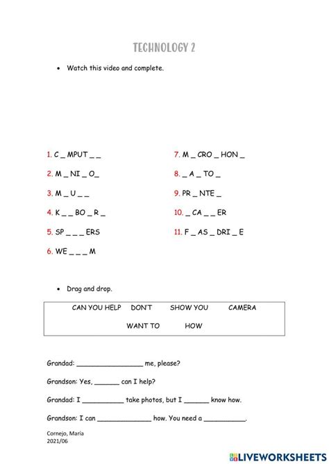 Grade 2 Technology Worksheets 的图像结果
