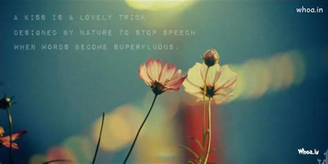 Love Kiss Quote Hd Wallpaper For Desktop Free Download