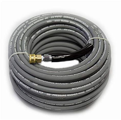 Buy Interchange Brands 3/8” x 100ft 4000 PSI High Pressure Washer Hose ...