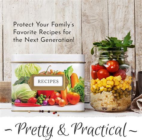 Buy ರೆಸಿಪಿ ಕಾರ್ಡ್ ಬಾಕ್ಸ್, ರೆಸಿಪಿ ಕಾರ್ಡ್ ಹೋಲ್ಡರ್, ರೆಸಿಪಿ ಟಿನ್ ಬಾಕ್ಸ್ ...