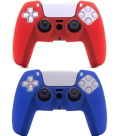 PSS 2 Pack PS5 Controller Silicone Cover Case Protective Non-Slip Skin ...