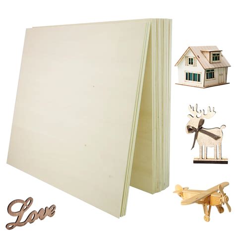 20 Pack Basswood Sheets 1 8 12 12 Balsa Wood | Desertcart INDIA