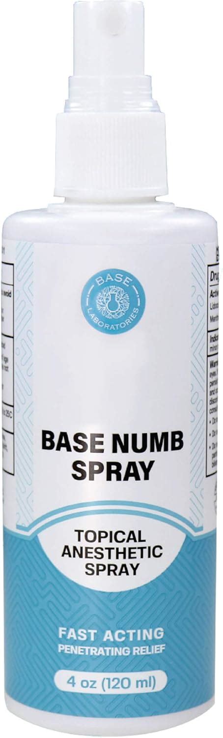 Base Labs Lidocaine Numbing Spray for Tattoos - 4 FL India | Ubuy