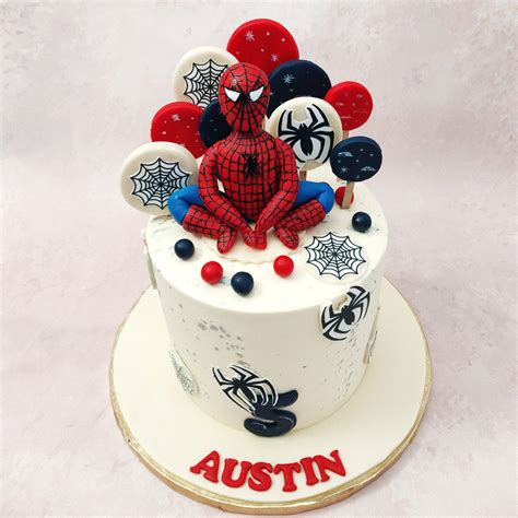 Spiderman Web Cake | Simple Spiderman Cake | Spiderman Birthday Cake ...