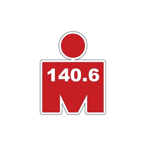 Buy Ironman Triathlon 140.6 Logo Decals Stickers (5 Pack) Online at ...