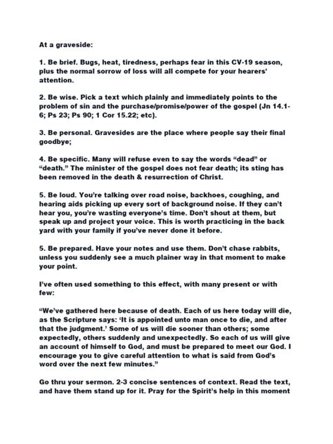 Image result for Graveside Commital Example