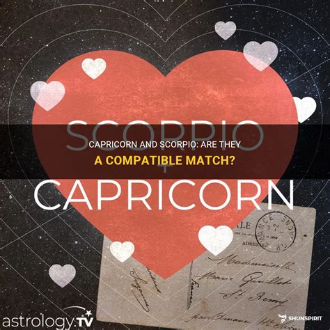 Capricorn And Scorpio: Are They A Compatible Match? | ShunSpirit