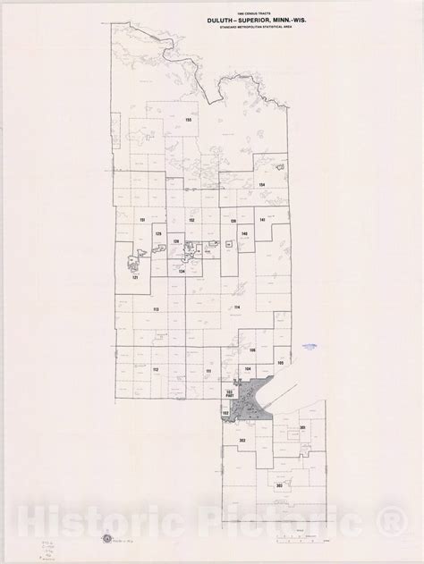 Historic Map : Duluth-Superior, Wisconsin 1980 1, 1980 census of popul ...