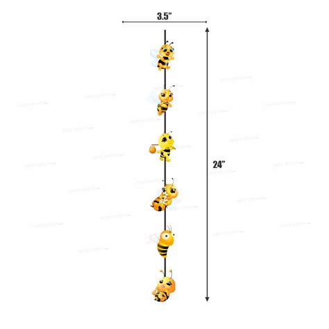 Bumble Bee Theme Classic Dangler | Party Supplies India Online