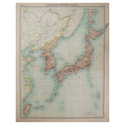 Large Original Vintage Map of Saudi Arabia, circa 1920 For Sale at 1stDibs
