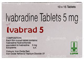 Ivabrad 5 Tablet: Uses, Side Effects, Price & Substitutes