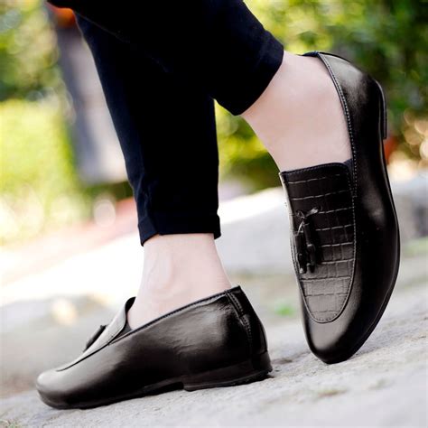 Basic Design Casual Pu Leather Tassel Loafer & Moccasins Shoes For Men ...