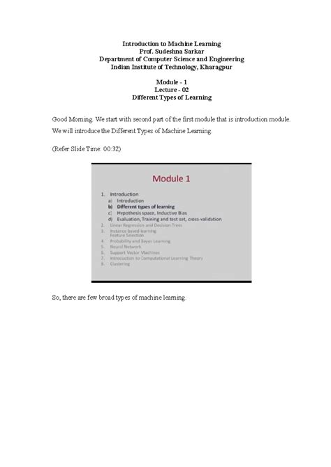 Lec2 - About machine learning - Introduction to Machine Learning Prof ...