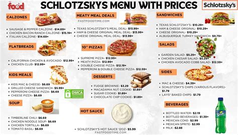 Schlotzskys Menu With Prices | Order Online Delivery