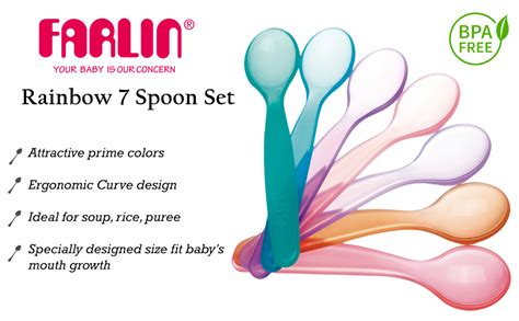 Buy Farlin J'aime Colour Magic Spoon - 4+ Month (Pack of 7) Online at ...