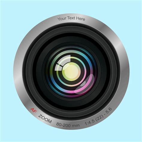 Camera Zoom Lens Vector 的图像结果