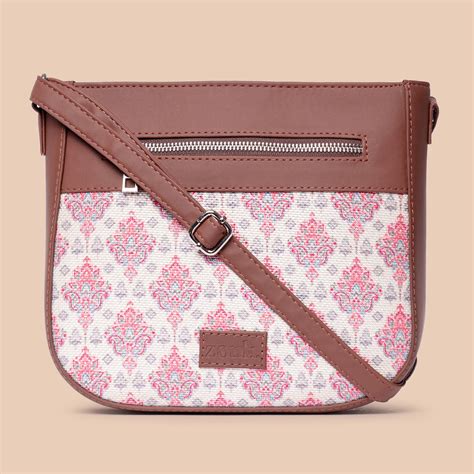 Kashmiri Tulips U Shaped Sling Bag – Zouk