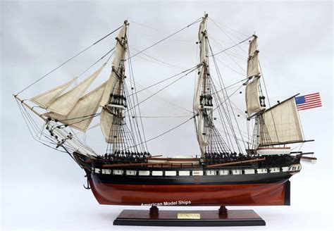 Buy USS Constitution Tall Ship Full Assembled 35 Handcrafted Wooden ...