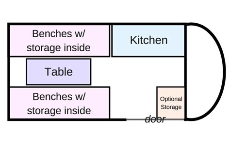 Image result for Conversion Van Layout Simple