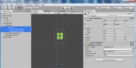 Unity Scrollrect 的图像结果