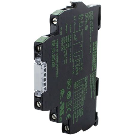 Murrelektronik MIRO 6.2.24V-1U INPUT RELAY, IN: 24 VAC/DC - OUT: 250 ...
