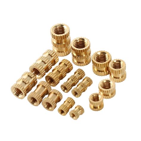 Brass Heat Set Threaded Round Female Insert Nut