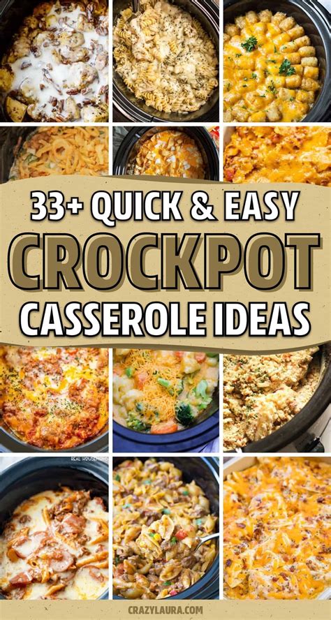 33+ Best Crockpot Casserole Recipes For Easy Meals