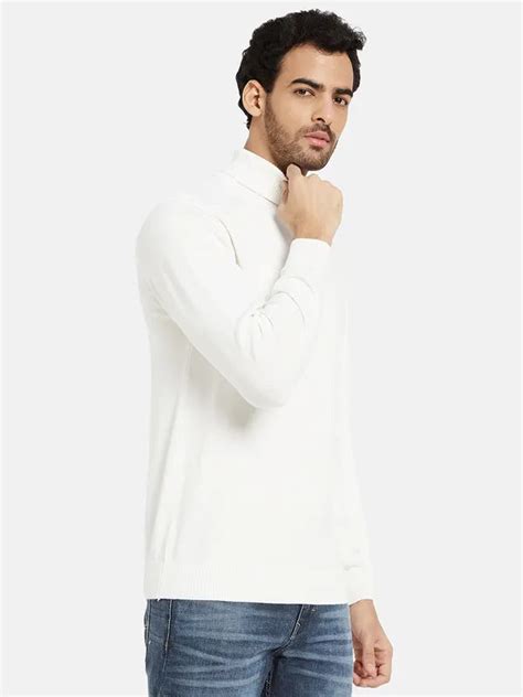 METTLE Men White Pullover