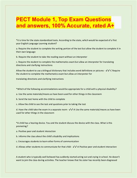 Image result for Pect Module 3 Quizlet